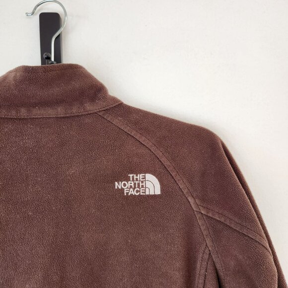 The North Face TNF Windwall Full Zip Fleece Jacket Chocolate Brown Hiking S - Picture 5 of 8